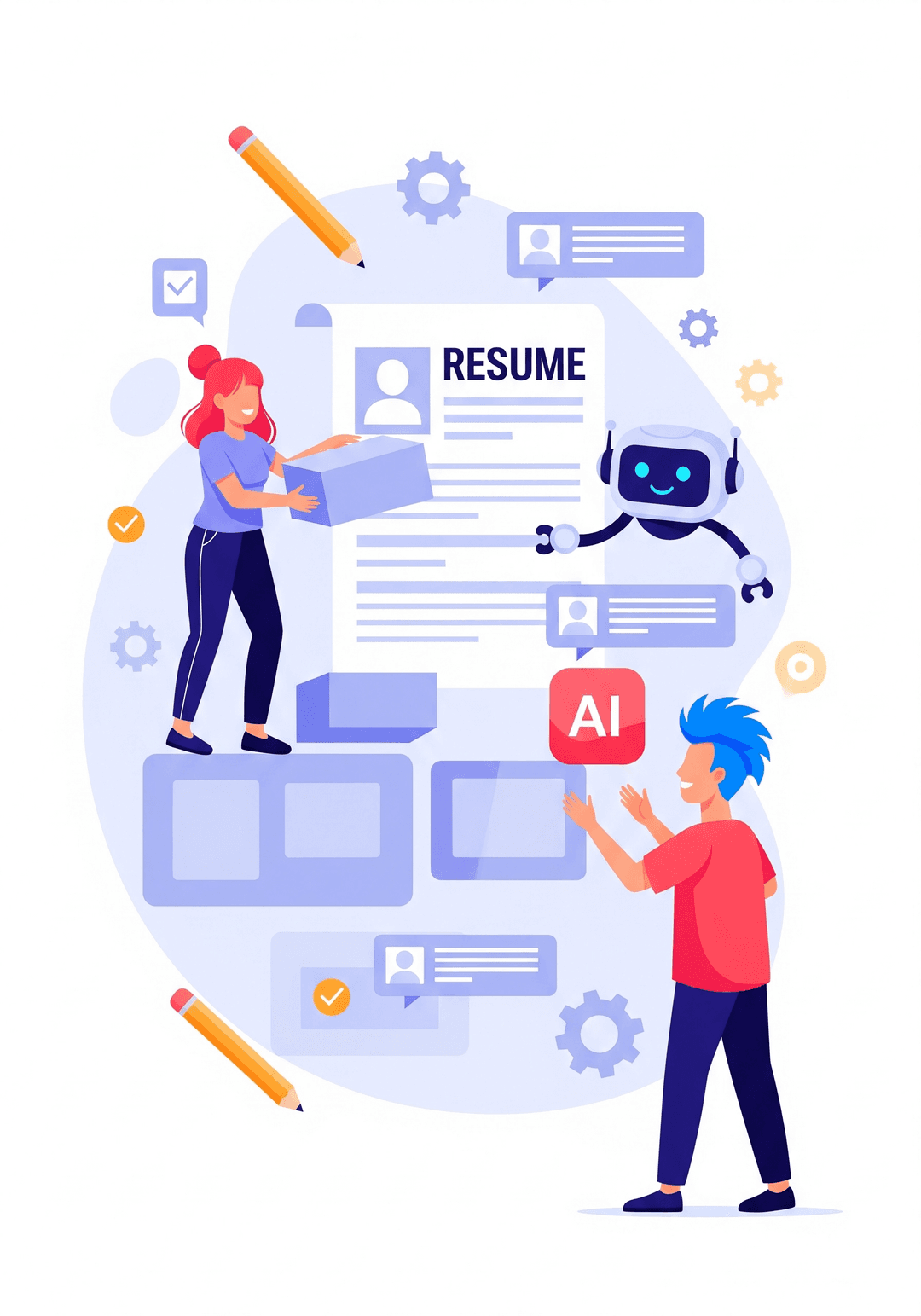 AI helping build a professional resume